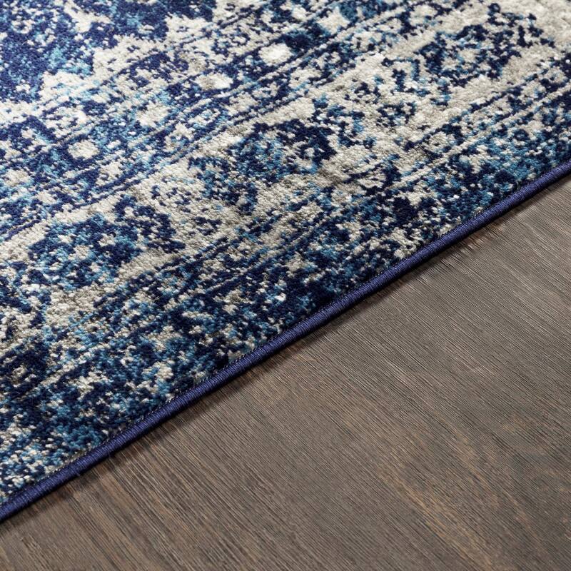 Livabliss Monte Carlo Updated Traditional Medallion Area Rug