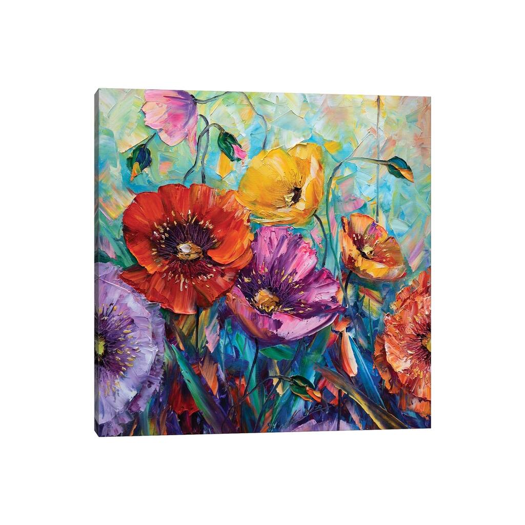 iCanvas "Poppy Field I" by Willson Lau Canvas Print