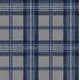 preview thumbnail 4 of 35, Harry & Grace Herringbone Plaid Premium Matte Non-Woven Peel and Stick Wallpaper 20.5 in W x 18 ft. L - Blue Smoke