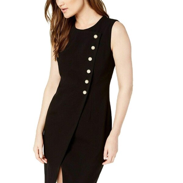 calvin klein pearl sleeve dress