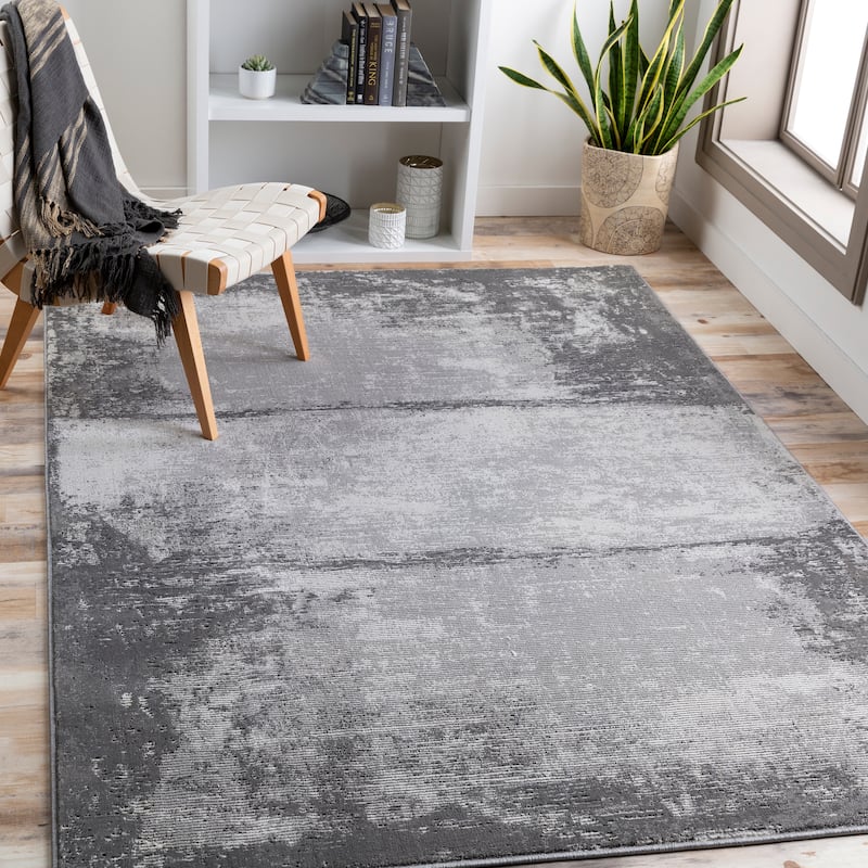 Artistic Weavers Toliver Modern Color Block Area Rug - 9' x 12'4" - Charcoal