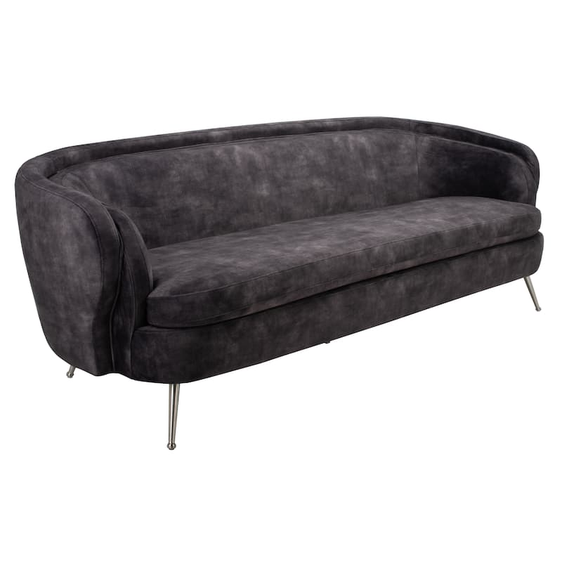 SAFAVIEH Home Maryssa Curved Back Sofa - 87"W x 34"D x 30"H