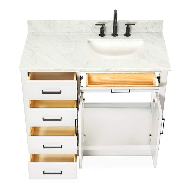 Ariel T043SRCW2RVO Hepburn 43" Free Standing Single Basin Vanity Set