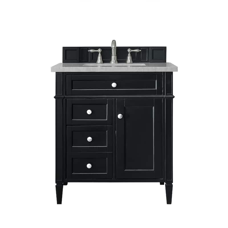 James Martin Vanities Brittany 30" Single Vanity, Black Onyx