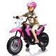 preview thumbnail 4 of 12, Kids Ride on Motorcycle 6V Electric Motorbike Licensed Honda Pink