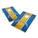 preview thumbnail 1 of 4, Vintage Los Angeles Chargers NFL 2x4 Tailgate Cornhole Boards Include Carrying Case