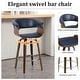 preview thumbnail 31 of 186, 26"/29" Faux Leather Swivel Bar Stools, Wood Counter Stool