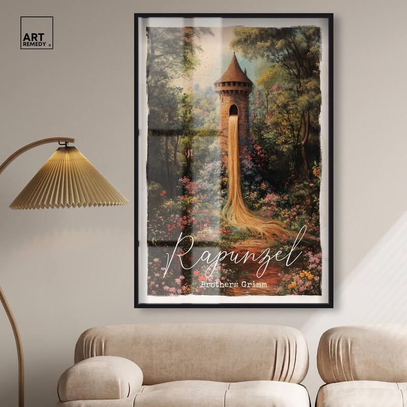 Rapunzel Classic Shadowbox by Art Remedy
