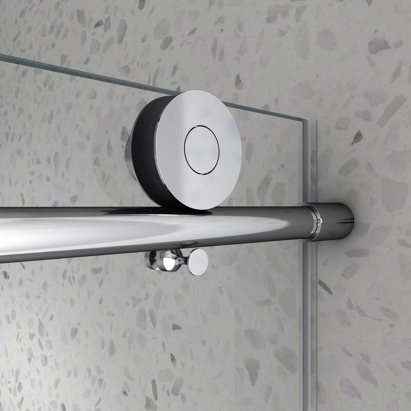 56"-60"W x 70"Frameless Tub Door with Adjustable Soft-Close Feature