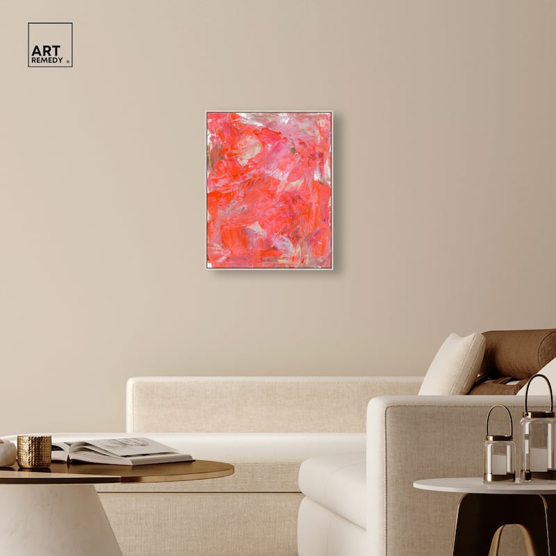 Shades of Red I Canvas by Art Remedy