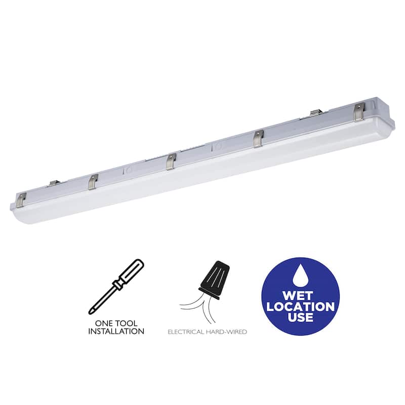 C Cattleya 47" 30/40/50W LED Vapor Tight LED Light with 3000/3500/4000/5000K Color Temperature