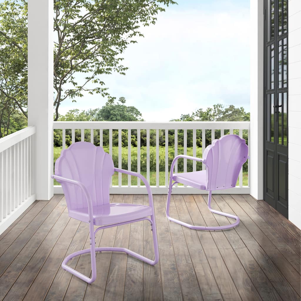 Crosley Tulip 2Pc Retro Outdoor Chair Set