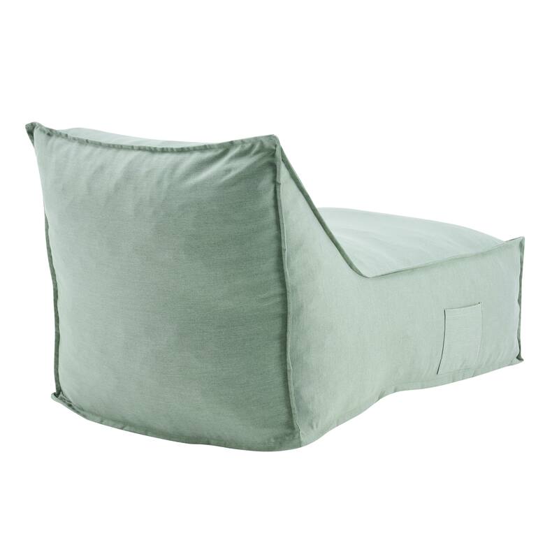 Christopher Knight Home- Carter Outdoor Fabric Bean Bag Lounge Chair