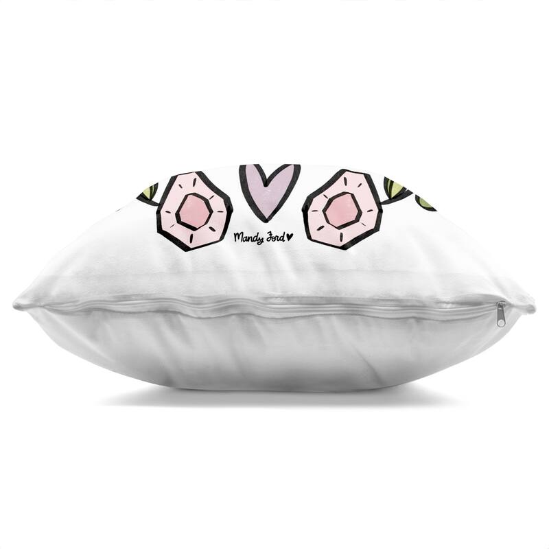 Stupell Good Vibes Mostly Decorative Printed Throw Pillow Design by Mandy Ford Art + Illustration