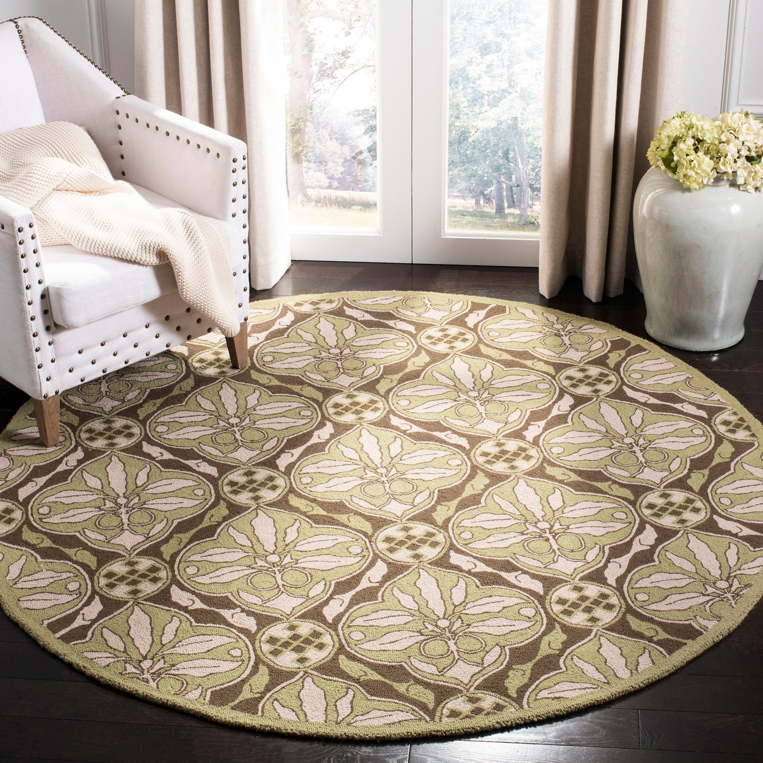 Safavieh Hand-hooked Chelsea Kinsey Country Oriental Wool ...