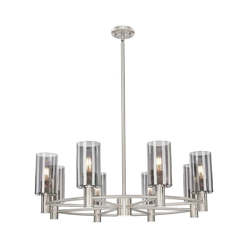 Innovations Lighting Downtown Urban - Crown Point - 8 Light 32" Stem Hung Chandelier with 7" Shade