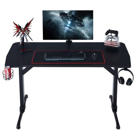 CO-Z 48-Inch Reinforced T-shaped Computer Desk and Gaming Table