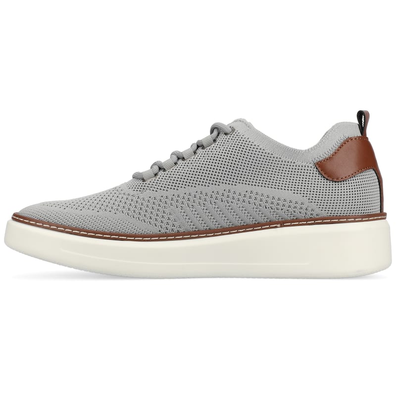 Vance Mens Norris Medium and Wide Width Lace-up Casual Knit Sneaker