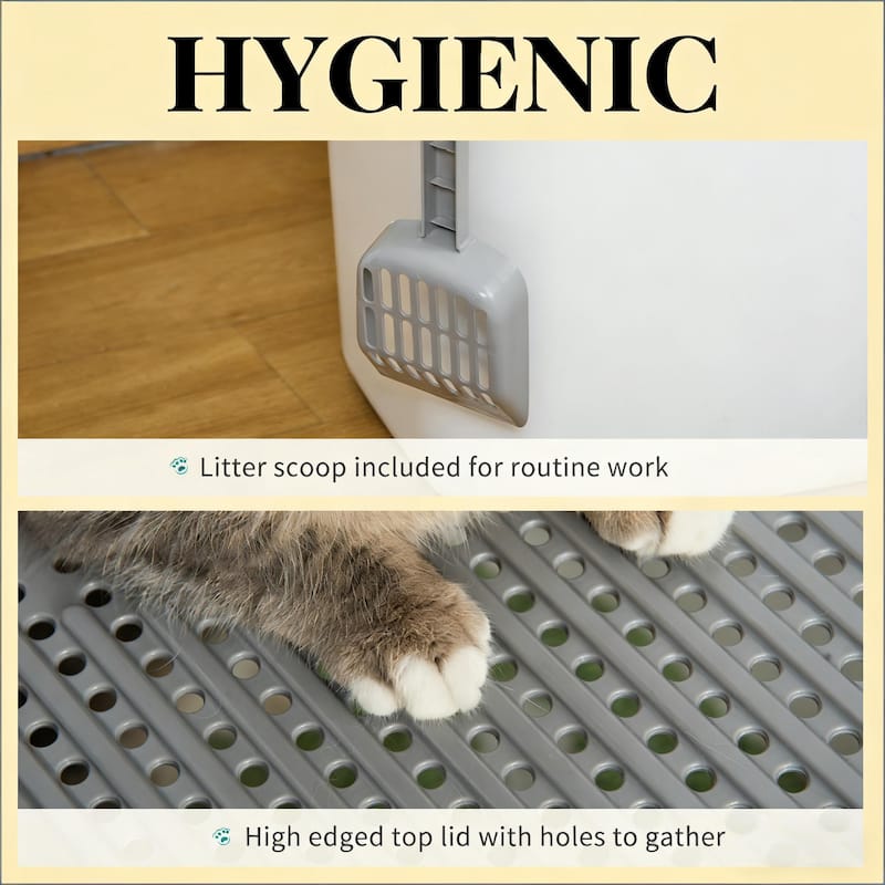 Cat Litter Box,Cat Litter Box with Top Exit