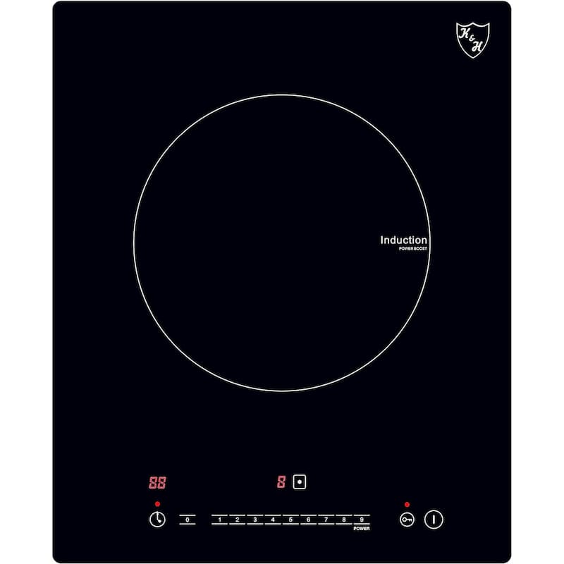 K&H Single Portable Burner Builtin Induction Electric Stove Top Sensor