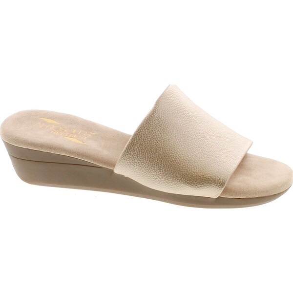 Aerosoles Women's Florida Wedge Sandal - Gold