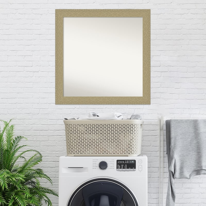 Non-Beveled Wall Mirror - Mosaic Gold Frame