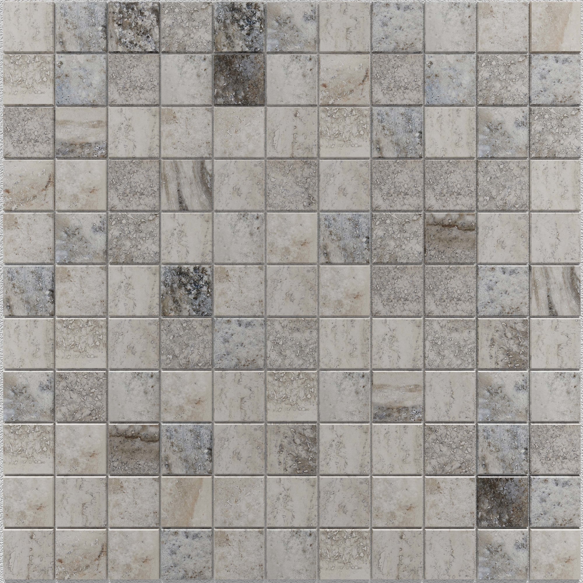 Cruz Bay Studio MKT61162 Tufo - 12" x 12" Square Floor and Wall Tile -