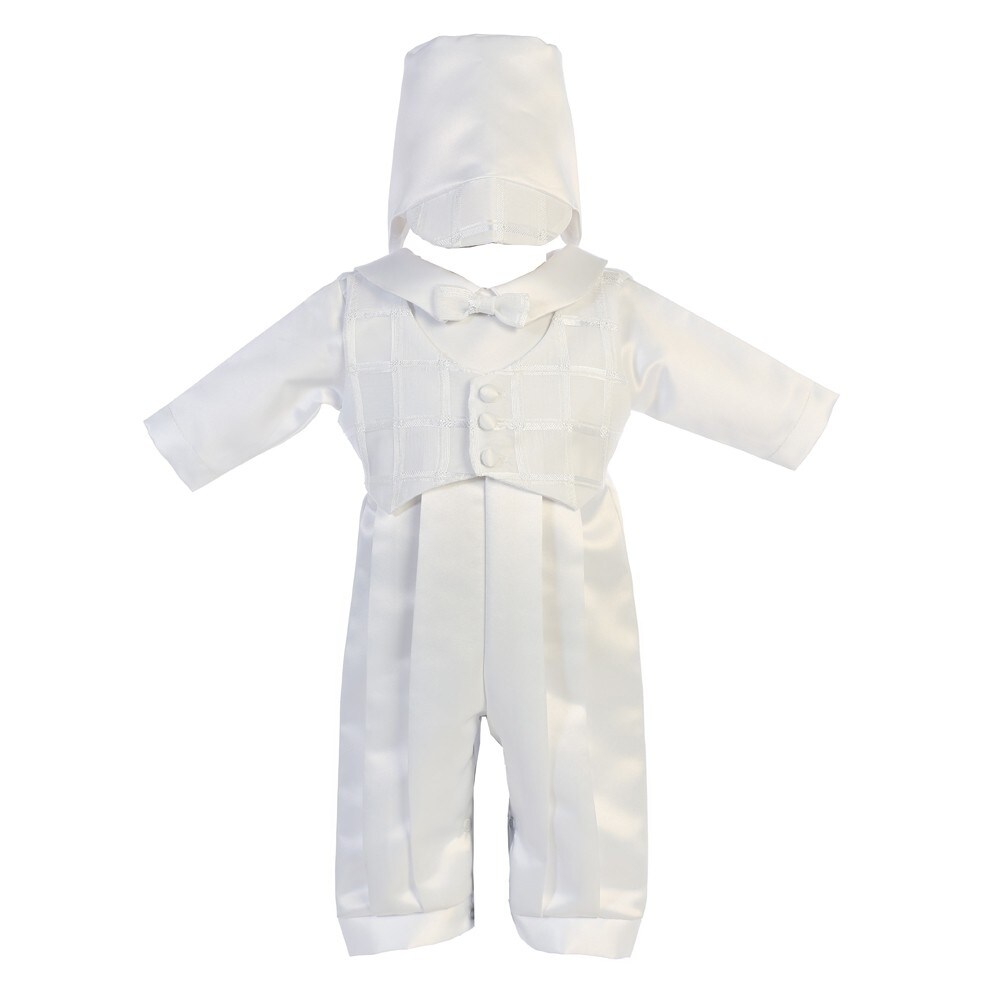 baby boy designer christening outfit