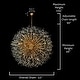 preview thumbnail 4 of 34, Starburst Chandelier 47" Wide Crystal Lighting Fixture