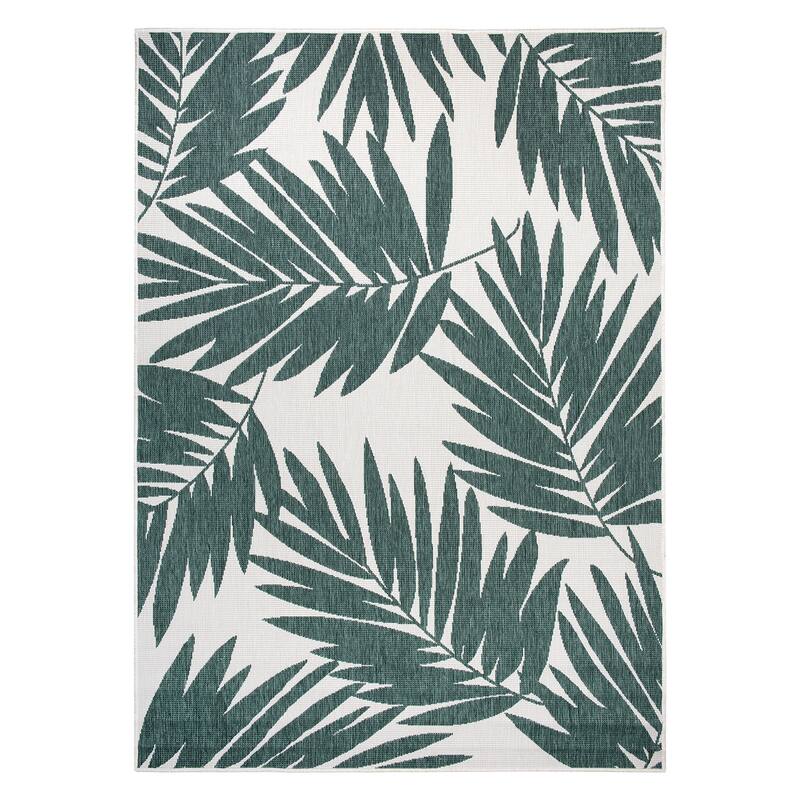 World Rug Gallery Floral Nature Inspired Indoor/Outdoor Area Rug