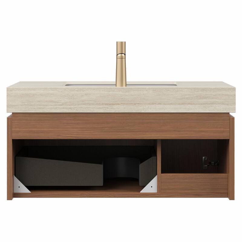 Mondern Floating Bathroom Vanity with 1 Pre-drilled Faucet Holes