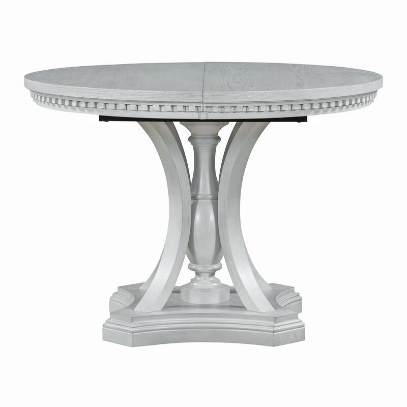 Roomfitters Extendable Oval Dining Table Set, 4 Upholstered Arm Chairs, 5-Piece Kitchen Furniture