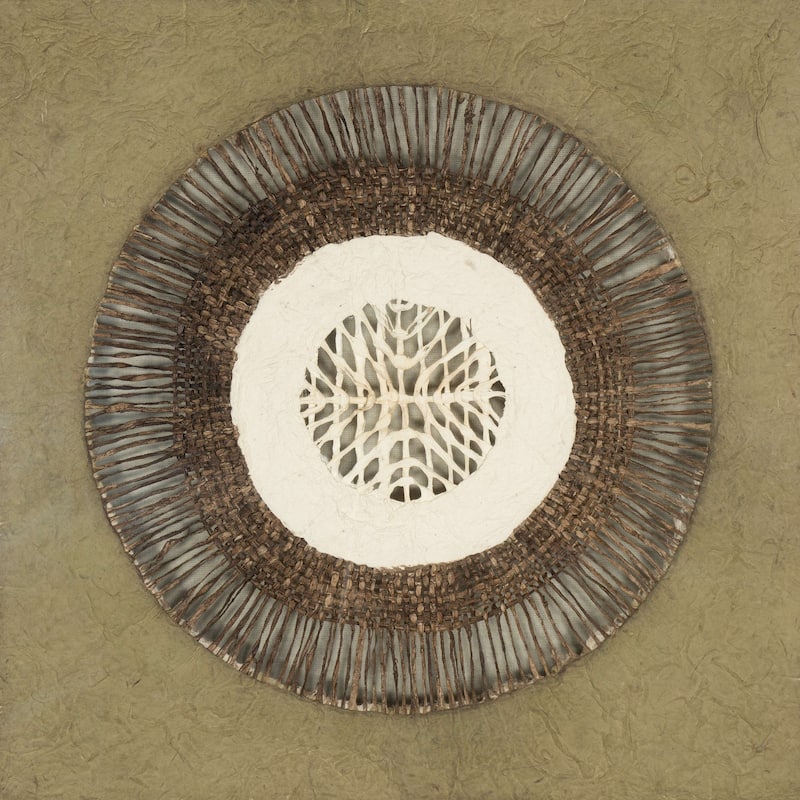 HUJI Handmade Paper Mache Art Shadow Box Wall Decor Wall Art For Bathroom Bedroom