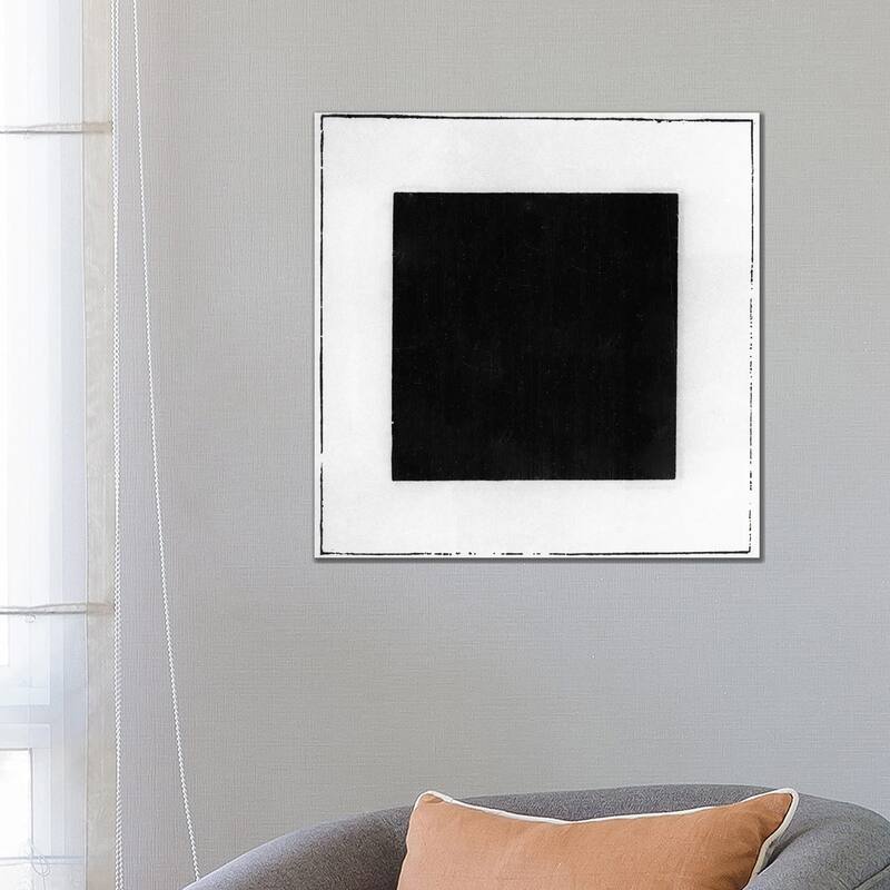 iCanvas "Black Square " by Kazimir Severinovich Malevich Canvas Print - 26x26x1.5