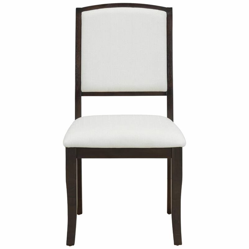 5-Piece Kitchen Table Set with 4 Upholstered Chairs and 16-Inch Removable Leaf
