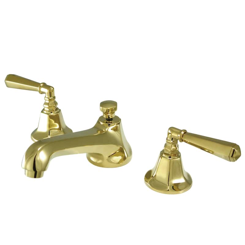 Metropolitan 8 in. Widespread Bathroom Faucet - Polished Brass
