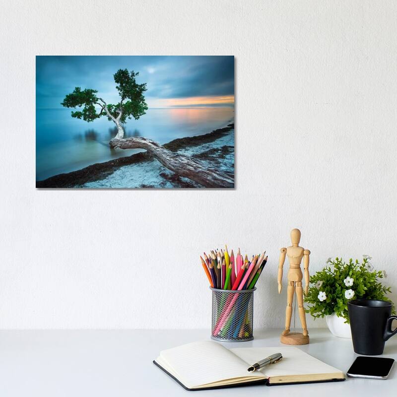 iCanvas "Water Tree 10 Color" by Moises Levy Canvas Print