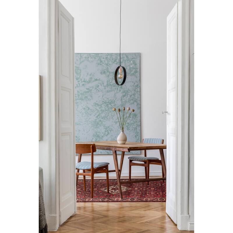 ECARPETGALLERY Hand-knotted Andelz Red Wool Rug - 3'9 x 10'8