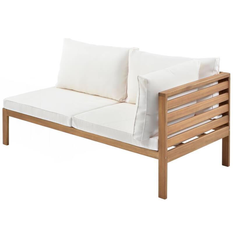 Wood Structure Outdoor Sofa Set