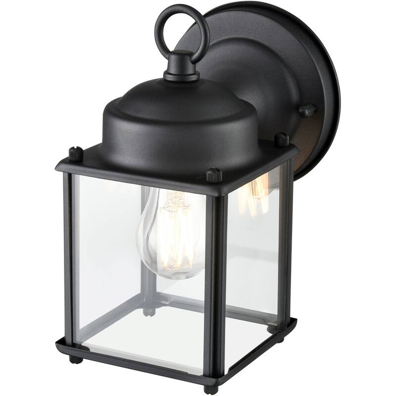 Millennium Lighting 210001 8" Tall Outdoor Wall Sconce with Clear