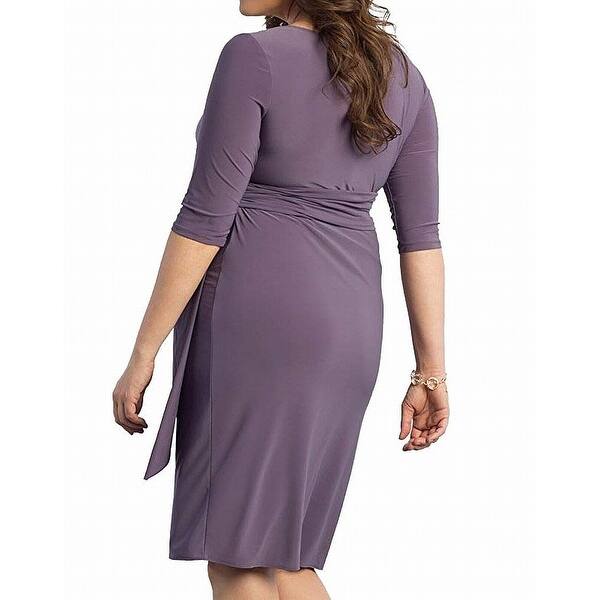 Shop Kiyonna Purple Lavender Women S Size 1x Plus Harlow Wrap