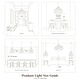 preview thumbnail 16 of 23, Callie Rattan Pendant Light - Natural Bell 1-Light Handwoven Ceiling Light