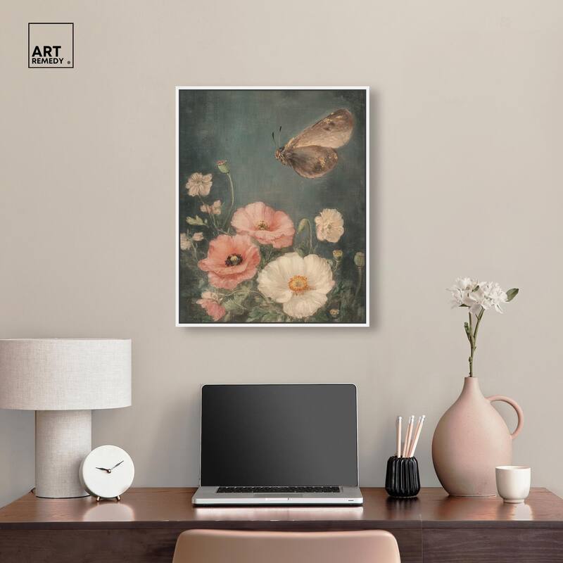Shadowed Flutter II Canvas by Art Remedy