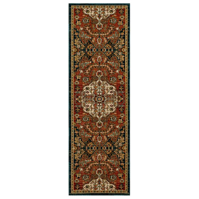 Mohawk Home Bilpass Ornamental Medallion Area Rug