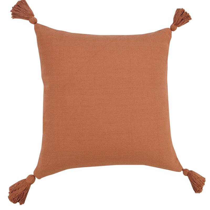 Sevita Sundaze Tasseled Cotton Throw Pillow, Set of 2
