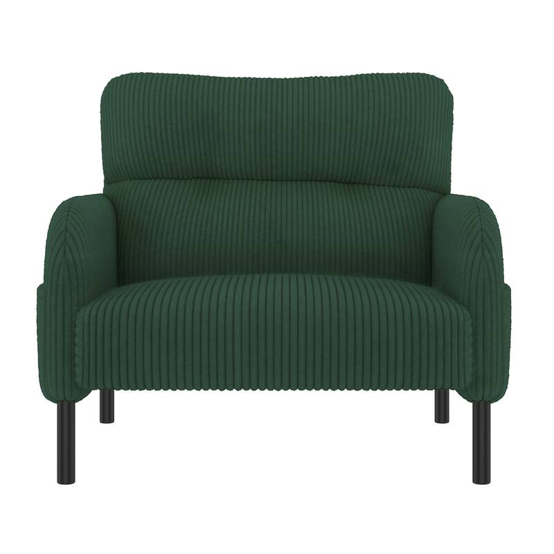 Comfortable Monochrome Single Person Wide Seat Chair, Suitable For Living Rooms And Bedrooms