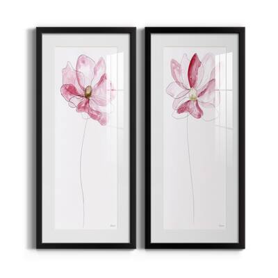 Sketchy Floral I-Premium Gallery Framed Print - Ready to Hang