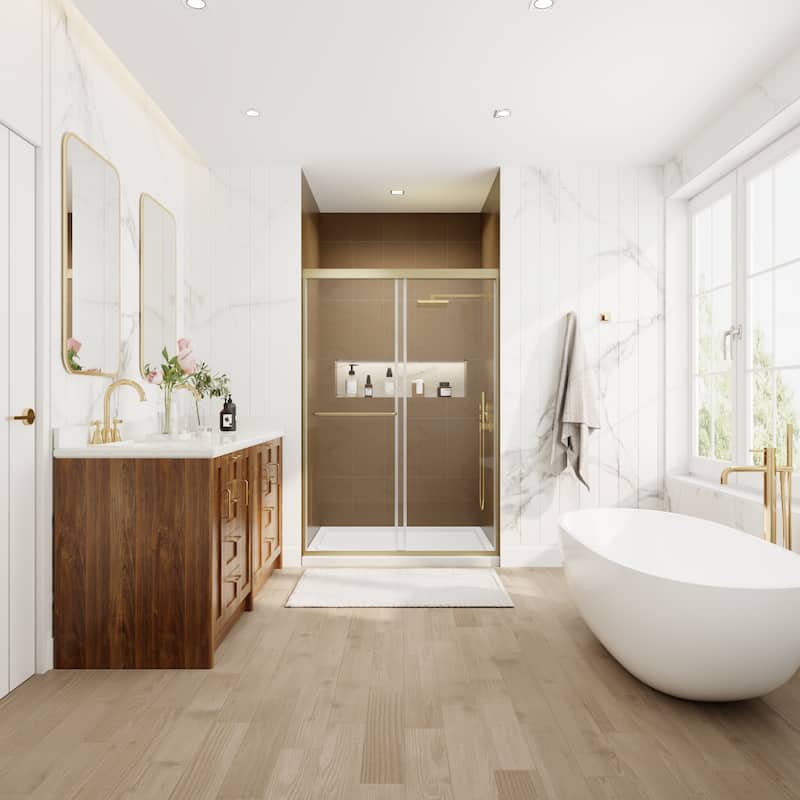 Modland 44-48''x 70'' Glass Shower Door - 44''-48''x 70''