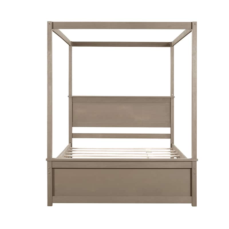 Full Size Canopy Platform bed