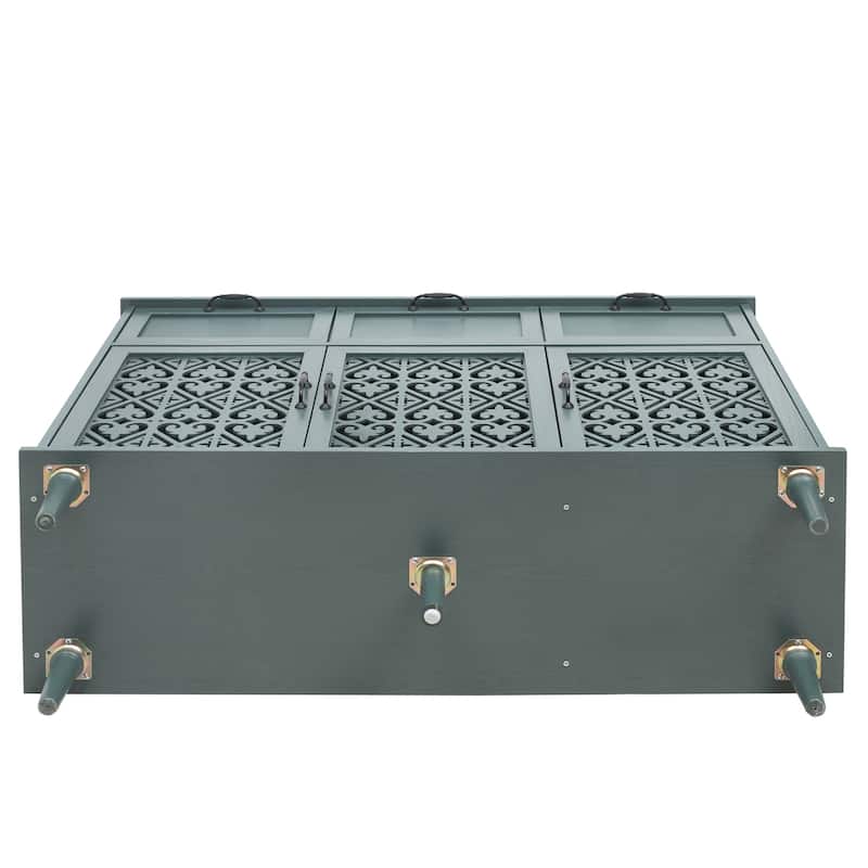 3 Door 3 Drawer Cabinet for Bedroom Living Room
